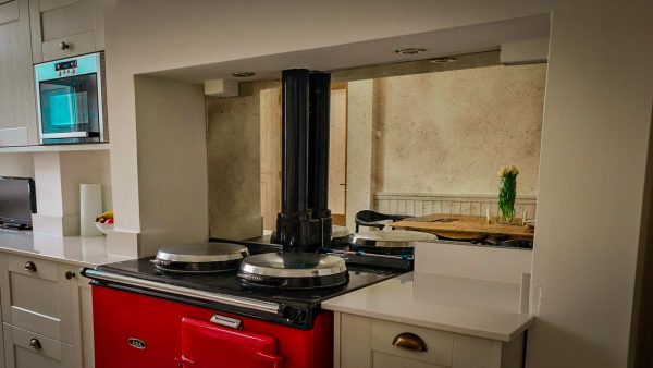 Mirror Kitchen Splashback Gold